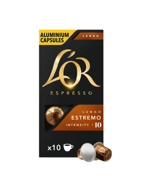 l&rsquo;or capsule intensité 10