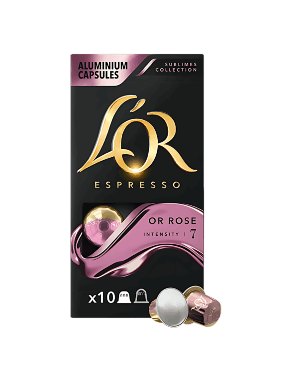 l&rsquo;or capsule intensité 7