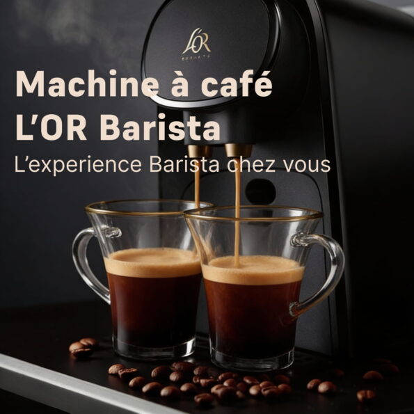 Machine à café l'or barista philips, barista à domicile