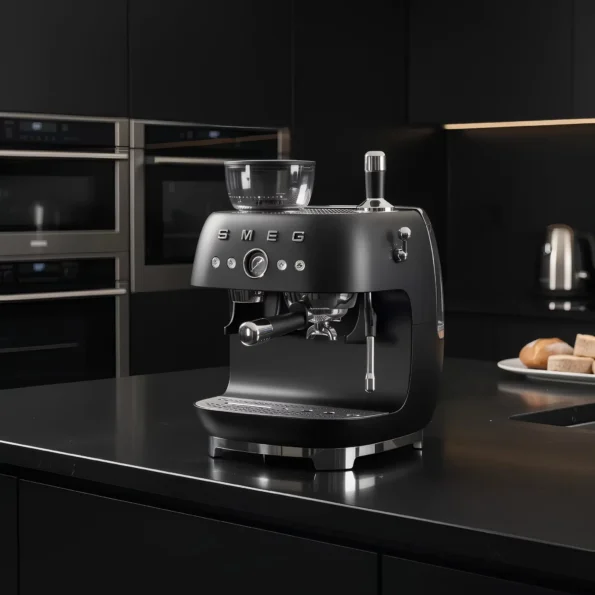 machine a café smeg noir disponible en Algérie dz coffee machine