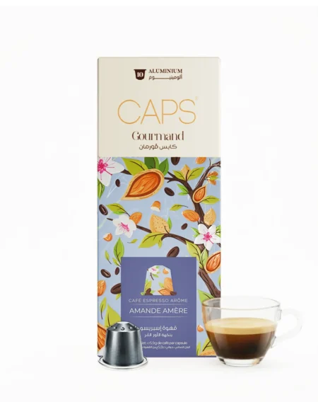 Capsule Caps Grourmand amande amere de Caps disponible chez dzcoffeemachine en Algérie