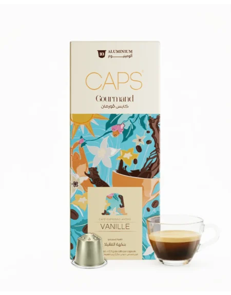 Capsule Caps Grourmand Vanille de Caps disponible chez dzcoffeemachine en Algérie