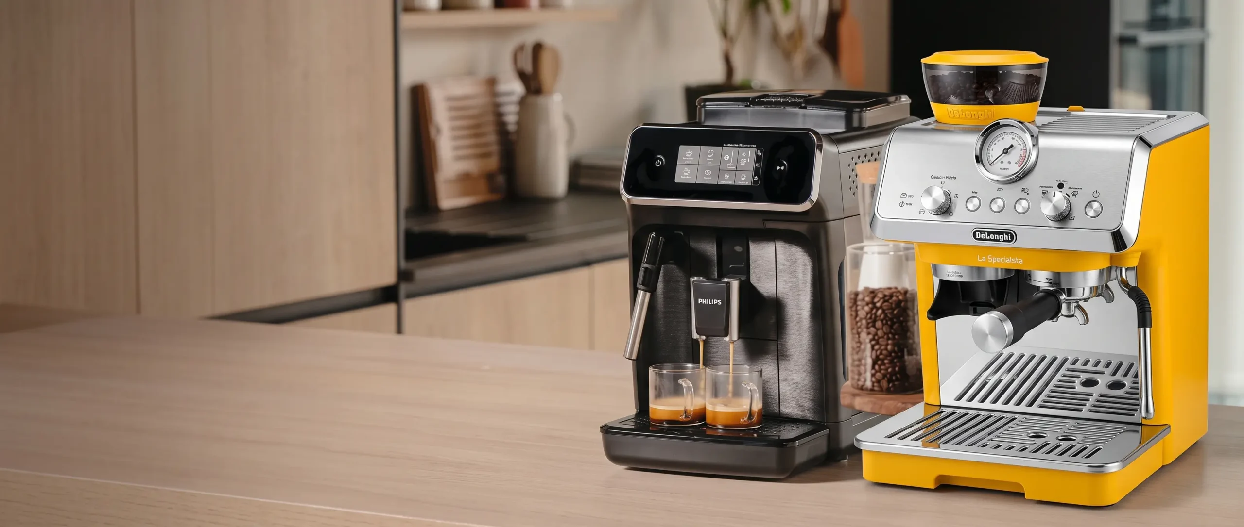 Technicien DZ Coffee Machine réparant une machine à café expresso Réglages : alignement Gauche, texte Blanc, voile 45 %